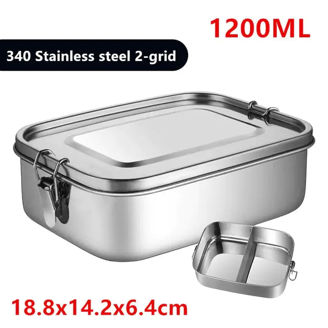 Stainless Steel Square Lunchbox