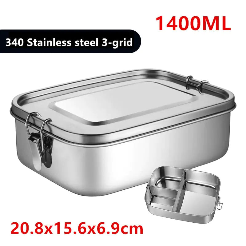 Stainless Steel Square Lunchbox